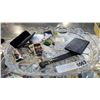 Image 1 : HEAVY CRYSTAL SERVING TRAY WITH COLLECTIBLE CONTENTS