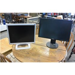 TWO SAMSUNG MONITORS