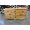 Image 2 : OAK 7 DRAWER DRESSER