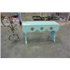 Image 2 : WOOD BENCH AND CANDLE HOLDER