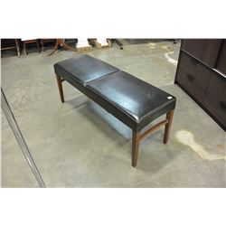 LEATHER BENCH