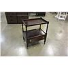 Image 1 : ROLLING BARLEY TWIST 1 DRAWER TEA WAGON