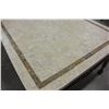Image 4 : STONE LOOK IRON BASE COFFEE AND END TABLE