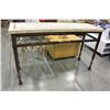 Image 2 : STONE LOOK IRON BASE SOFA TABLE