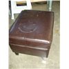 Image 2 : LEATHER OTTOMAN