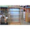 Image 5 : OAK DISPLAY CABINET