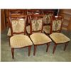 Image 1 : SIX UPOLSTERED DINING CHAIRS