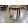 Image 2 : 1 DRAWER MAHOGANY FINISH TELEPHONE TABLE