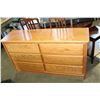 Image 1 : OAK 6 DRAWER DRESSER