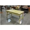 Image 2 : GREEN SHABBY FOLDING TABLE
