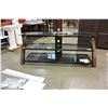 Image 5 : MODERN GLASS 2 TIER ENTERTAINMENT STAND WITH TV MOUNT