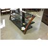 Image 7 : MODERN GLASS 2 TIER ENTERTAINMENT STAND WITH TV MOUNT