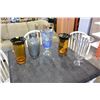 Image 1 : 5 GLASS VASES