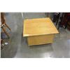 Image 1 : ROLLING MAPLE COFFEE TABLE W/ STORAGE