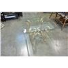 Image 1 : GLASSTOP METAL END TABLE