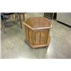 Image 1 : MAPLE GLASS TOP ENDTABLE