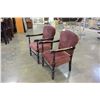 Image 2 : 2 VINTAGE CARVED ARM CHAIRS