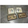 Image 1 : PAIR OF METAL ART CAR PICTURES AND PAIR OF ARMY AND NAVY CALENDARS