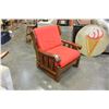 Image 2 : WALNUT FRAMED ARM CHAIR