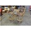 Image 1 : 2 BENTWOOD SWIVEL STOOLS