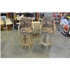 Image 2 : 2 BENTWOOD SWIVEL STOOLS