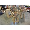 Image 3 : 2 BENTWOOD SWIVEL STOOLS