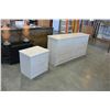 Image 2 : 6 DRAWER OAK FINISH DRESSER AND 2 DRAWER NIGHTSTAND