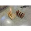 Image 1 : TWO WOOD WINE CRATES