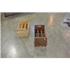 Image 3 : TWO WOOD WINE CRATES