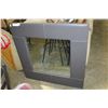 Image 2 : GREY LEATHER FRAMED MIRROR