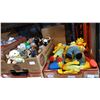 Image 1 : TRAY OF SIMPSONS FIGURES AND COCA COLA STUFFIES