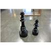Image 3 : 6 BLACK CANDLESTICKS