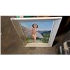 Image 1 : OIL ON BOARD " SUN BATHER" BY VERA