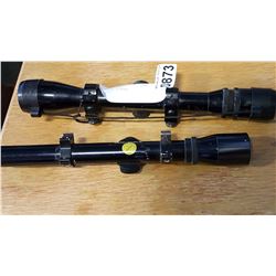 2 RIFLE SCOPES