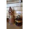 Image 1 : OIL LAMP AND LIGHTHOUSE DECOR