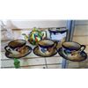 Image 1 : ANTIQUE TEAPOTS, CUPS, AND SAUCERS