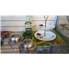 Image 1 : DECANTER SET, CAKE TRAYS, AND BUTTER DISHES