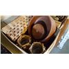 Image 2 : 2 BOXES OF WOODEN HOUSE WARES