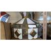 Image 1 : LEADED GLASS CELING LIGHT