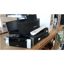 BOSE MEDIA CENTRE WITH REMOTE AND SPEAKERS