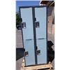 Image 1 : LOCKER 12X18X72 DOUBLE TIER-BANK OF 4