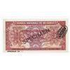 Image 1 : Banque Natioinale de Belgique, 1943 (1944) Specimen Banknote.