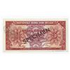 Image 2 : Banque Natioinale de Belgique, 1943 (1944) Specimen Banknote.