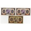 Image 1 : Bank of Communications 1914 Issue Banknote Trio.