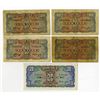 Image 2 : Farmers Bank of China 1940 Issue Banknote Quintet.
