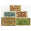 Image 2 : China Private and Local Banknote Assortment Lot of 5 Notes ca. 1920-40's.