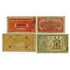 Image 2 : China Private and Local Banknote Lot of 4 Larger Format Notes ca. 1920-40's.