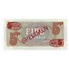 Image 2 : British Armed Forces, ND (1972) Specimen Banknote.