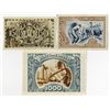 Image 2 : Banco de Espana - Bilbao & Santander. 1936-1937. Trio of Issued Notes.