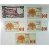 Image 2 : Banco De Espana, Assortment of 5 Replacement Notes, ca.1970 to 1980.